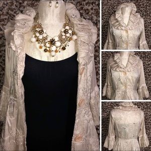 PLEAT SWING JACKET COAT